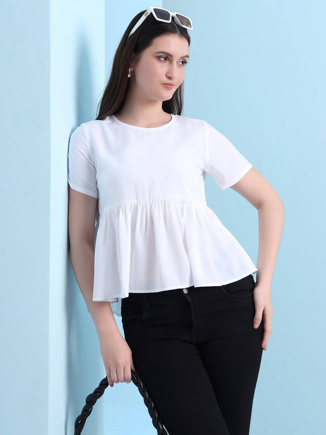 casual raglan sleeves solid women top 8