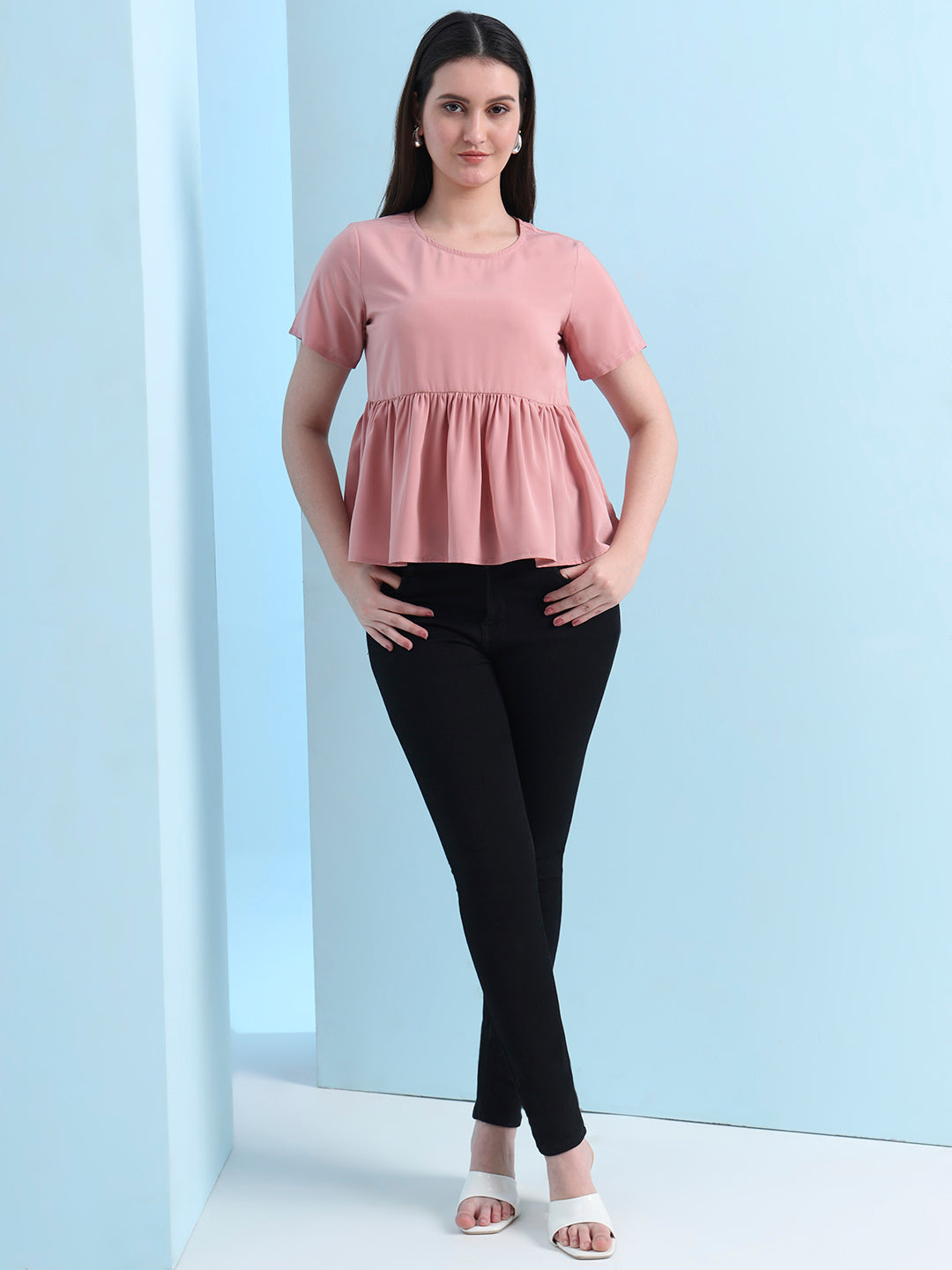 casual raglan sleeves solid women top 8