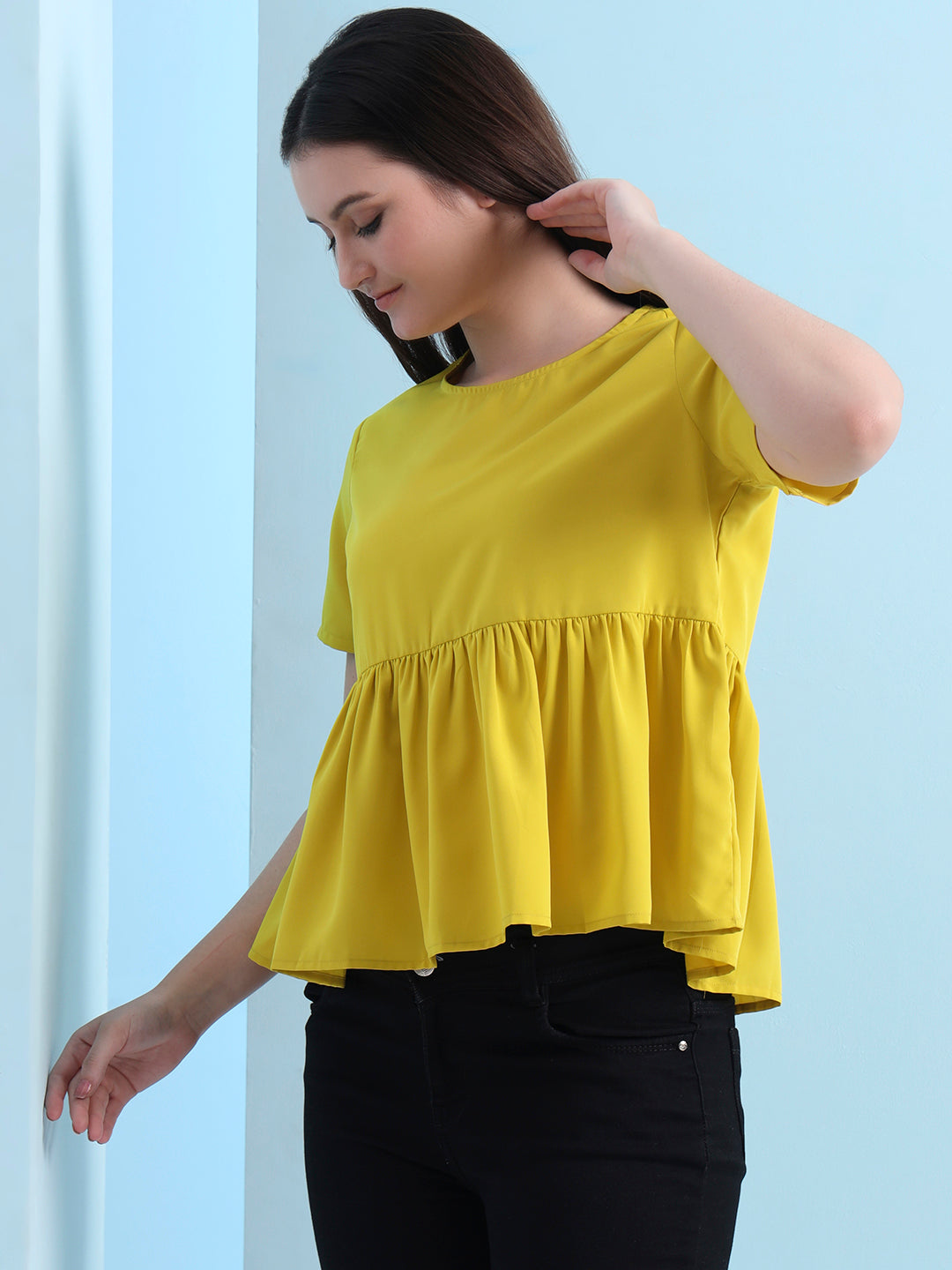 casual raglan sleeves solid women top 8