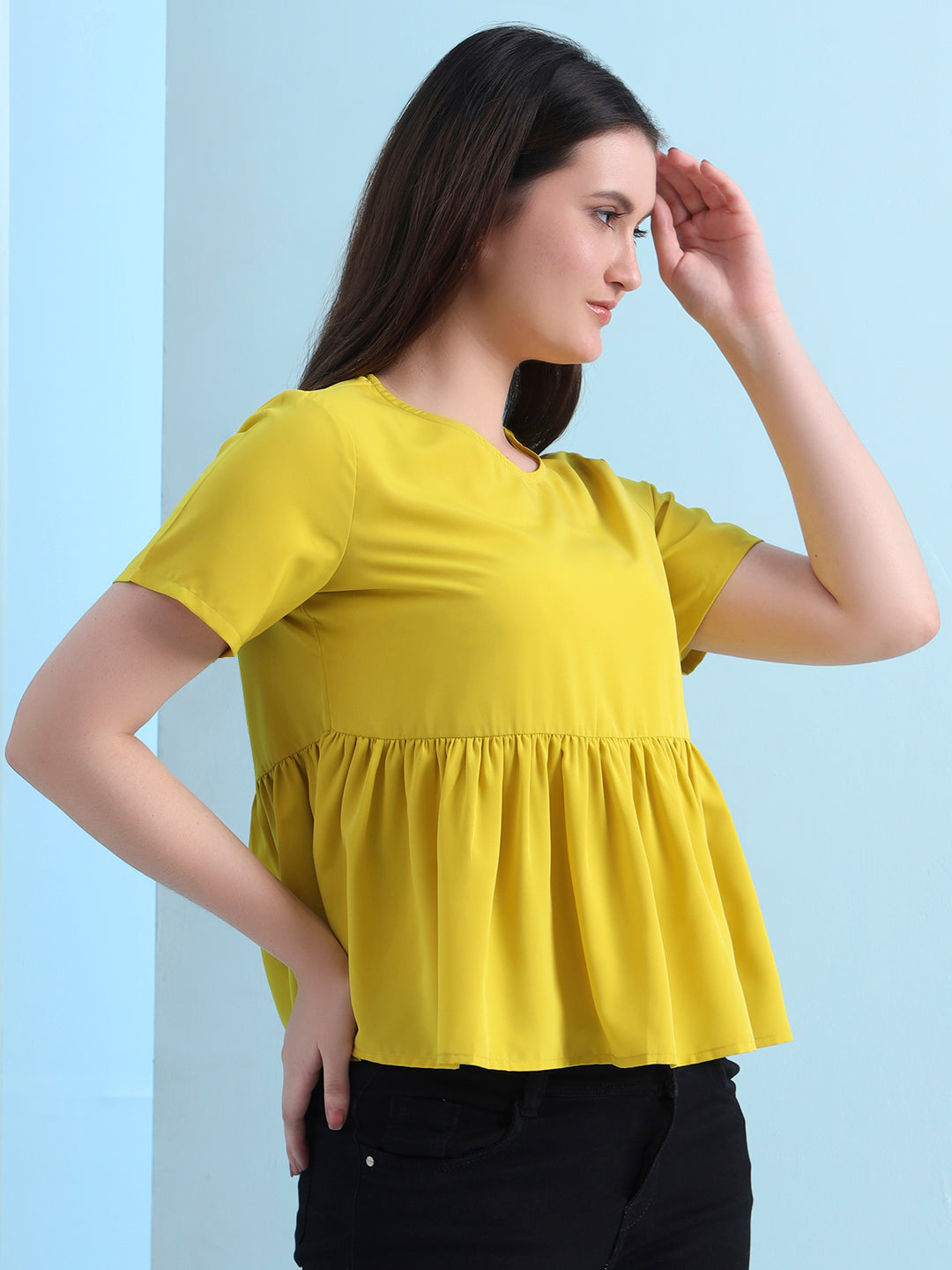 casual raglan sleeves solid women top 8