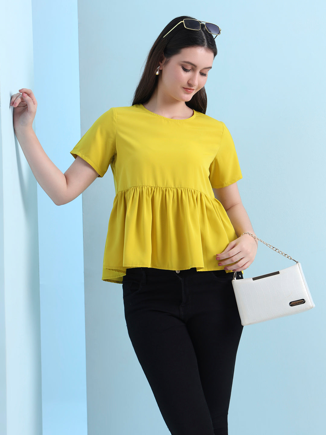 casual raglan sleeves solid women top 8