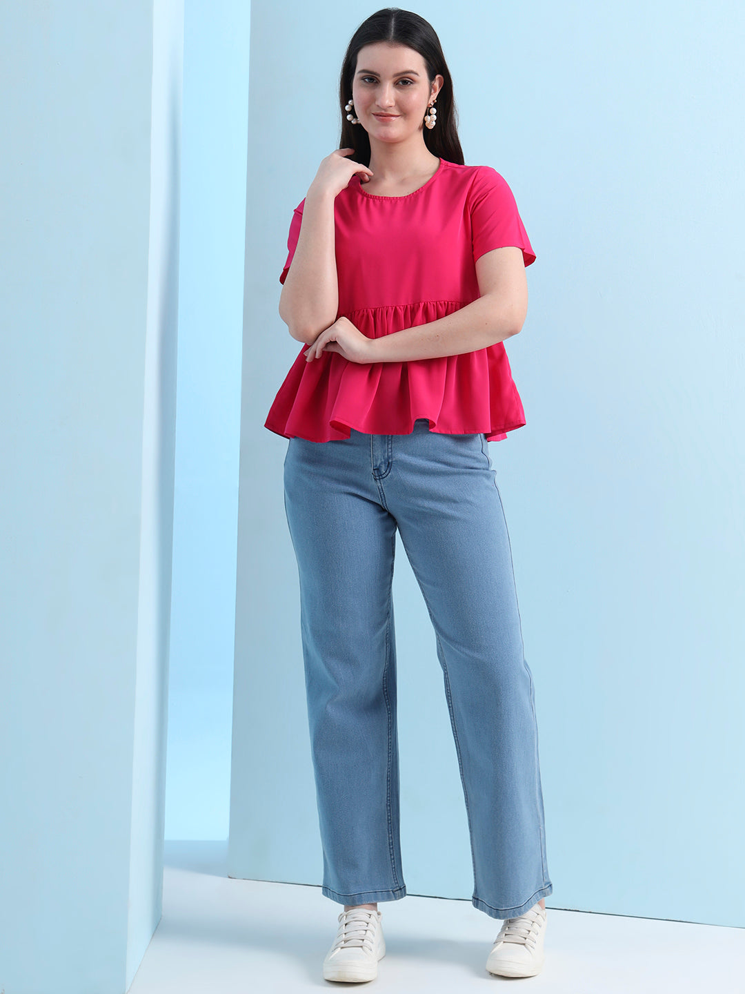 casual raglan sleeves solid women top 8