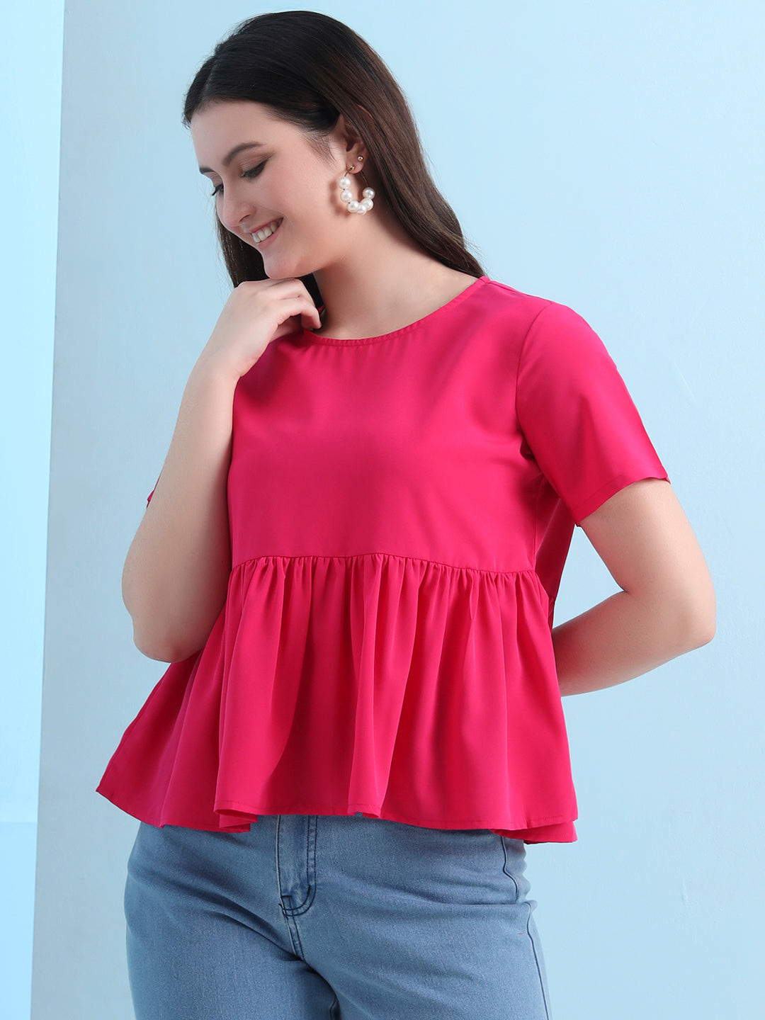 casual raglan sleeves solid women top 8