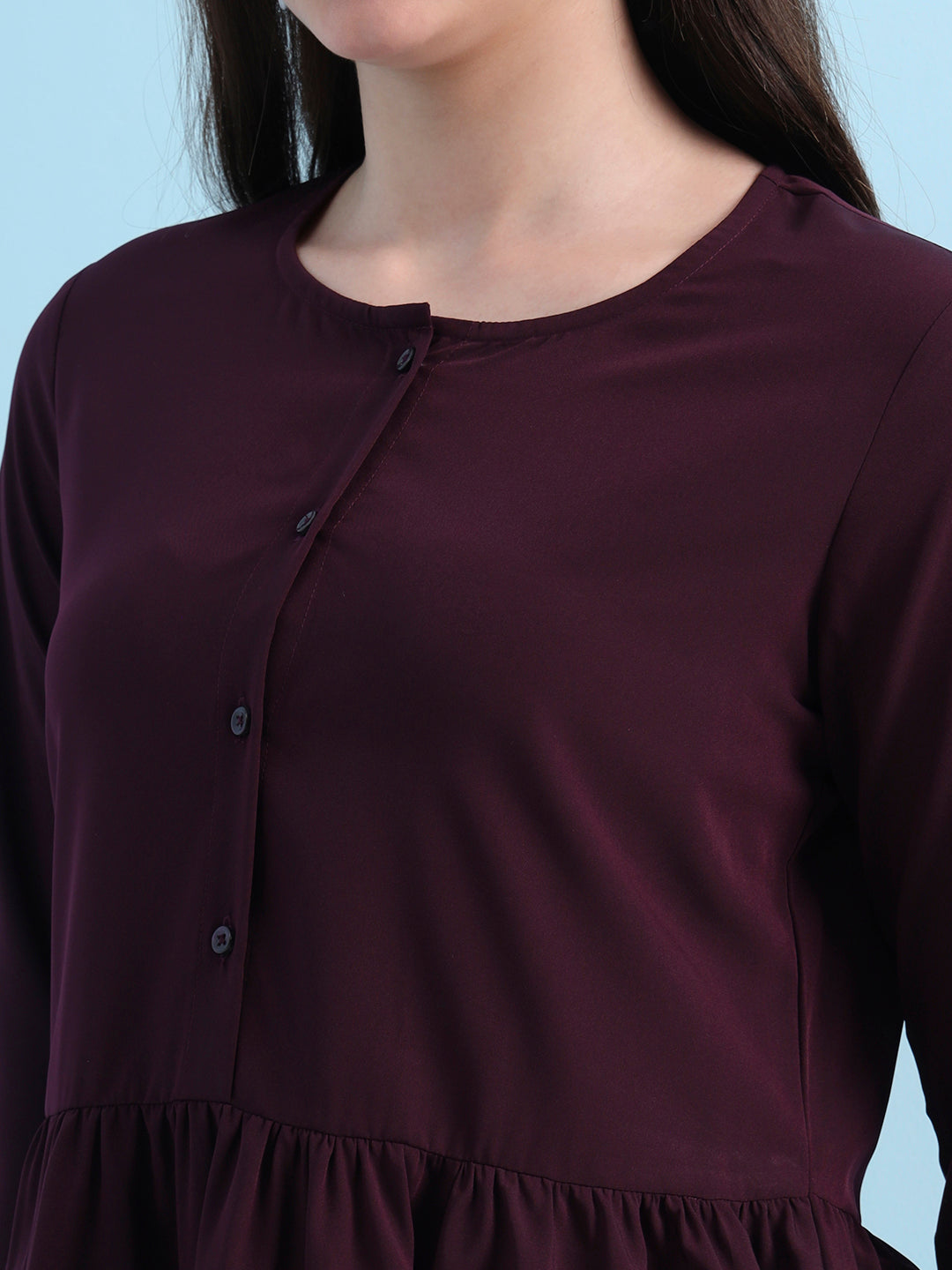 casual raglan sleeves solid women top 2
