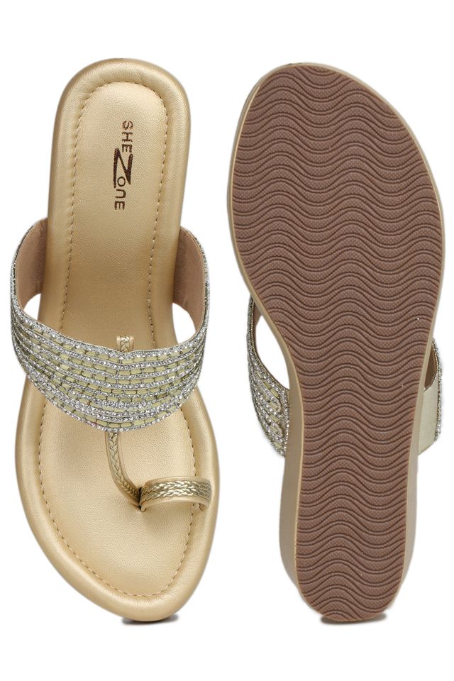 Fashion Open Back Sandal 3 inches Wedge Heels