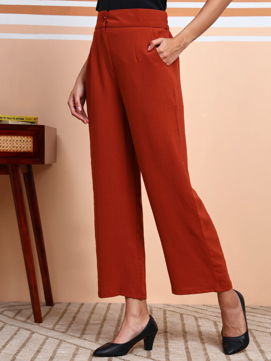 women straight fit relaxed trousers copy 1