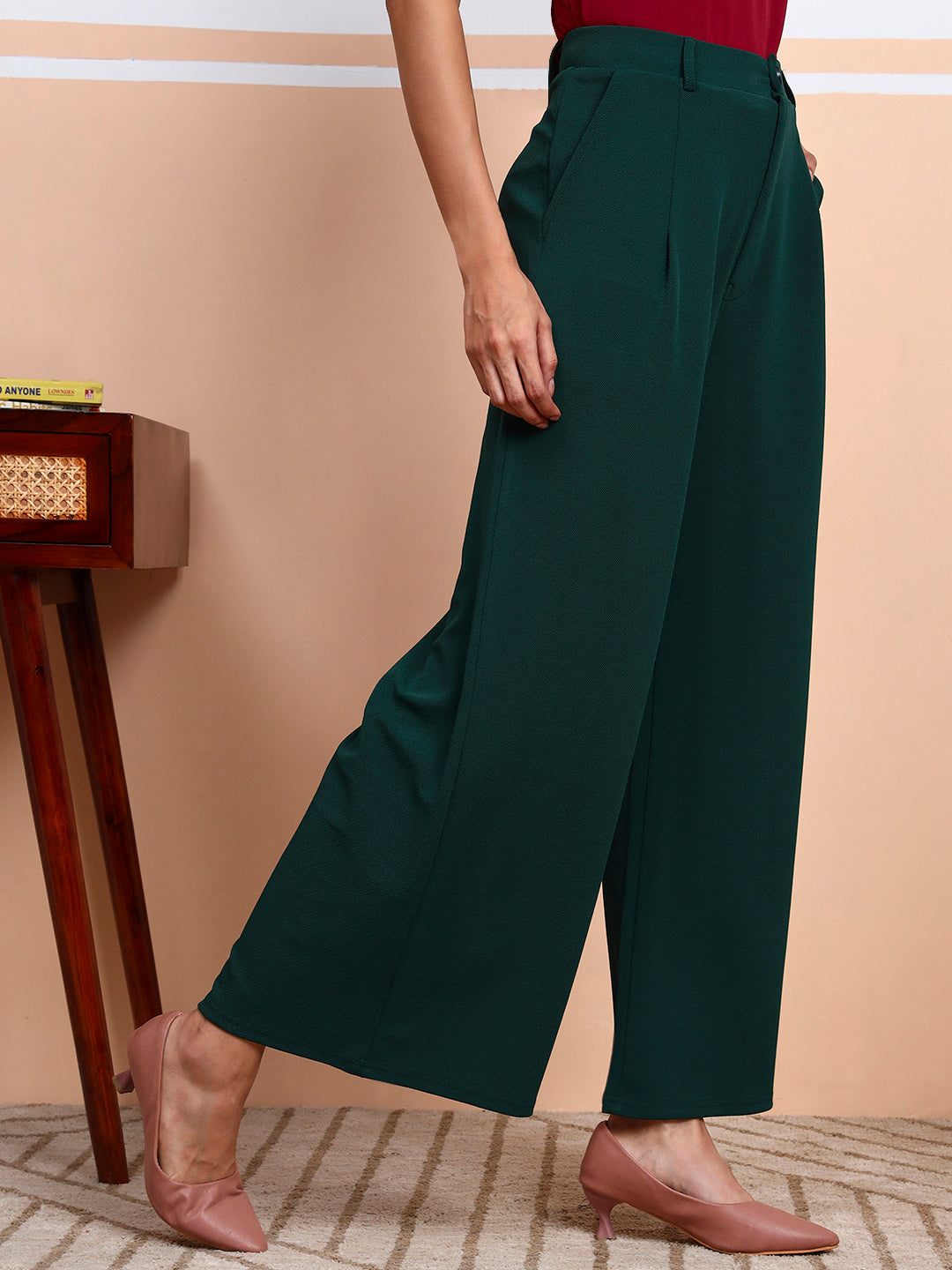 women flared fit trousers copy 1