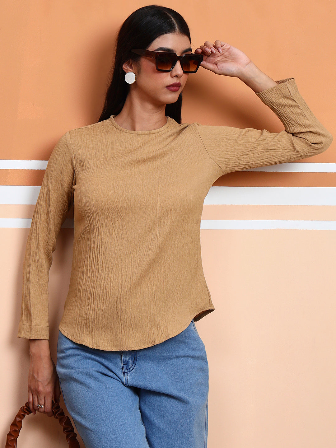 casual regular sleeves solid women top 4