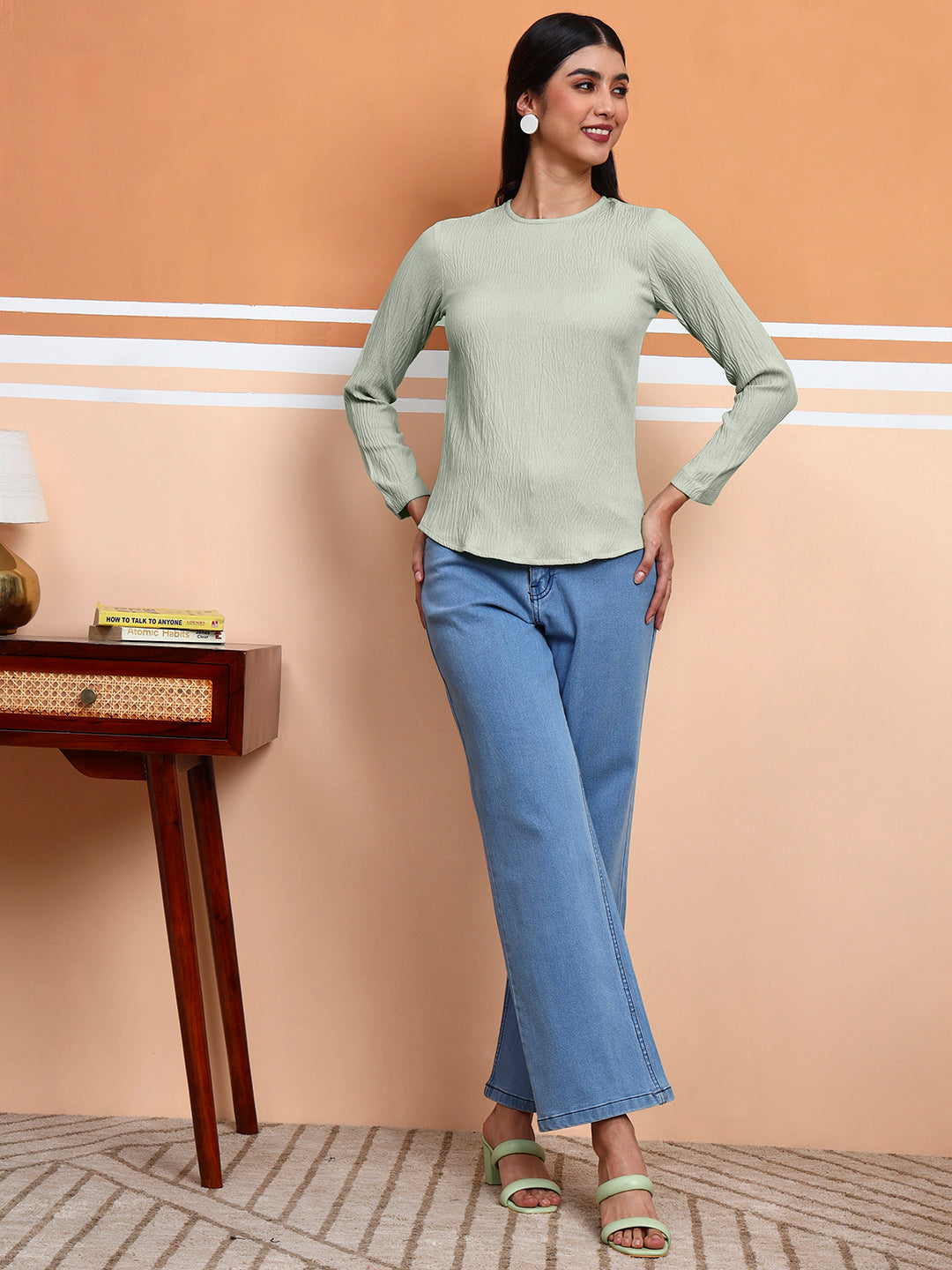 casual regular sleeves solid women top 4