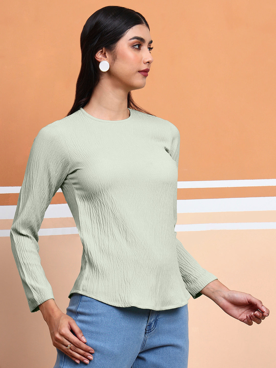 casual regular sleeves solid women top 4