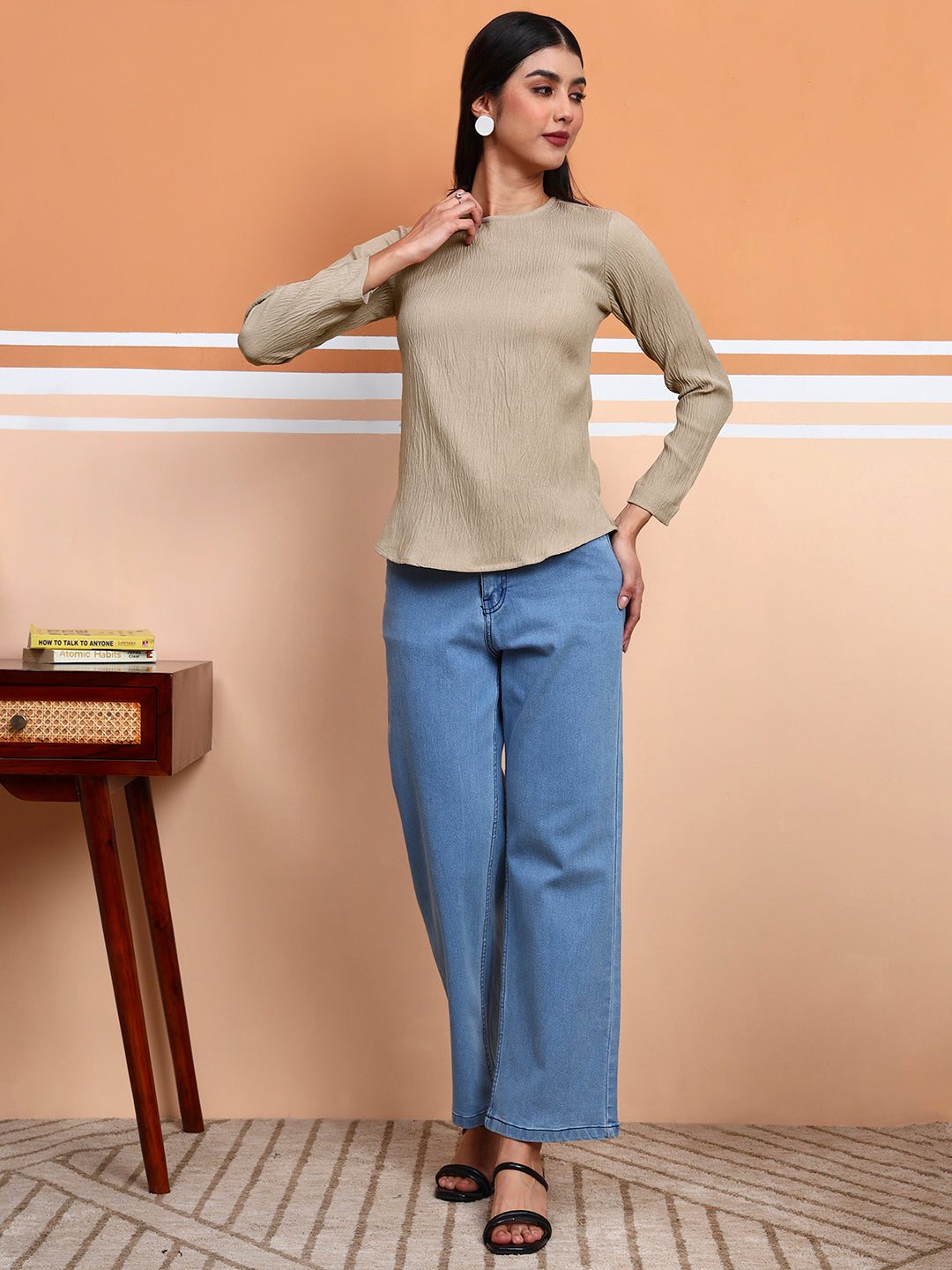 casual regular sleeves solid women top 4