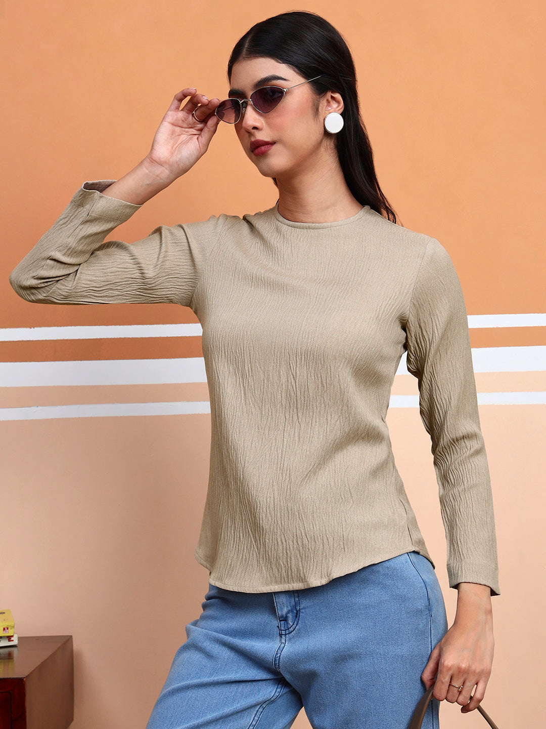 casual regular sleeves solid women top 4