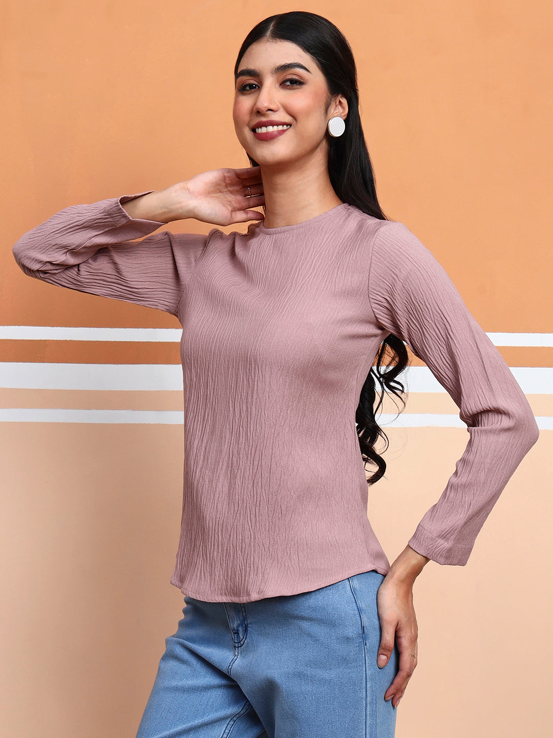 casual regular sleeves solid women top 4