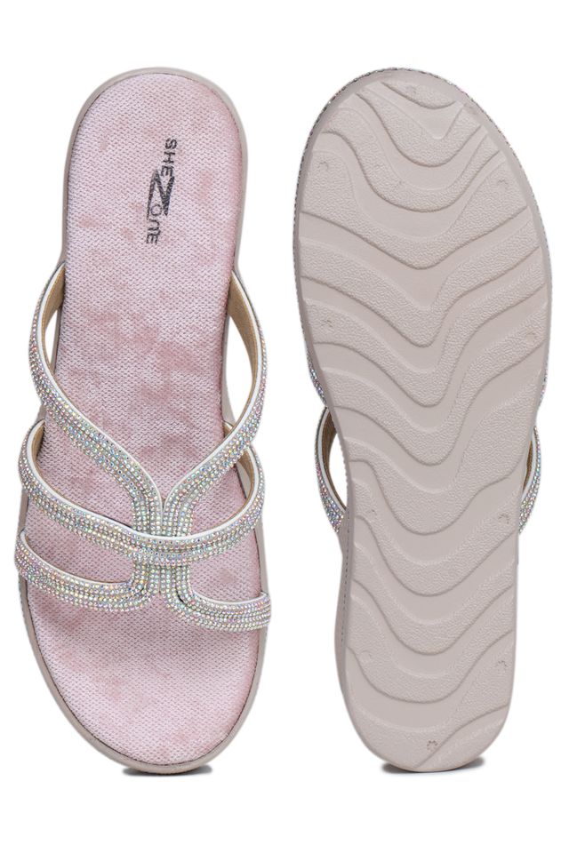 Shezone-Fashion Open Back Sandal 2 inches Wedge Heels
