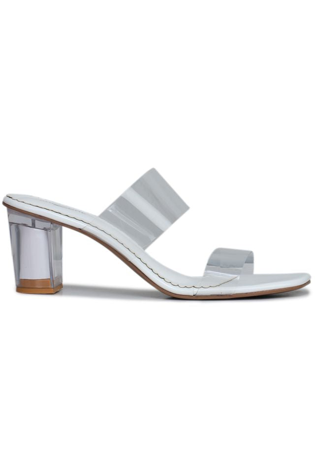Shezone - Fashion Open Back Sandal 3 inches Block Heels